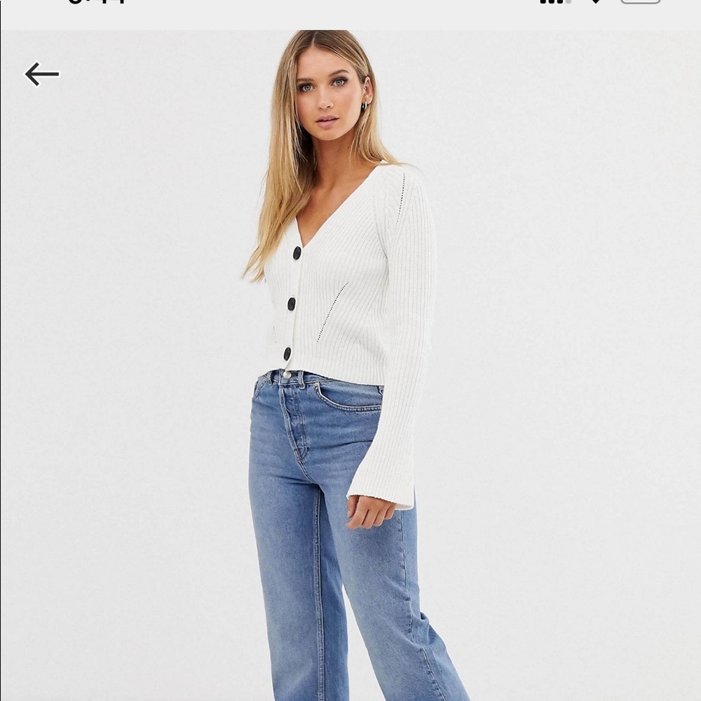 White/Cream colored Cardigan
